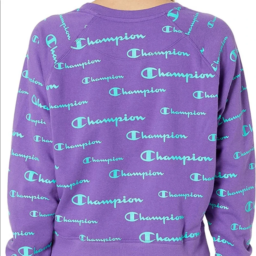 NWT Champion Women's Campus French Terry Crew - Picture 2 of 2